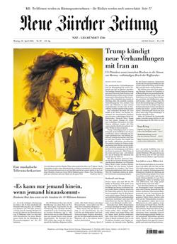 NZZ Neue Zürcher Zeitung E-Paper Cover