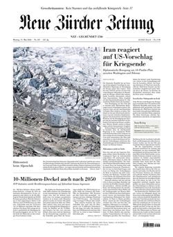NZZ Neue Zürcher Zeitung E-Paper Cover