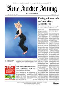 NZZ Neue Zürcher Zeitung Cover