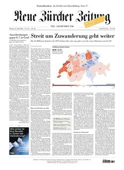 NZZ Neue Zürcher Zeitung E-Paper Cover