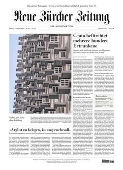 NZZ Neue Zürcher Zeitung Cover
