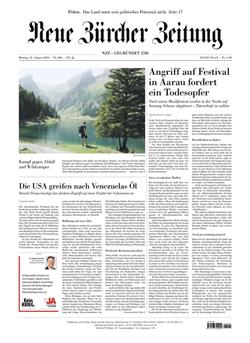 NZZ Neue Zürcher Zeitung Cover