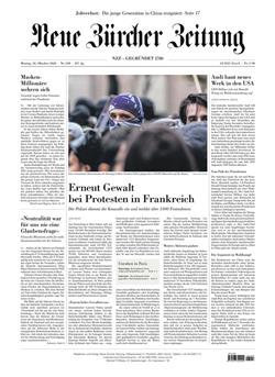 NZZ Neue Zürcher Zeitung Cover