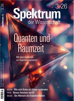 Spektrum der Wissenschaft Cover