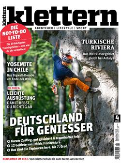 Klettern E-Paper Cover