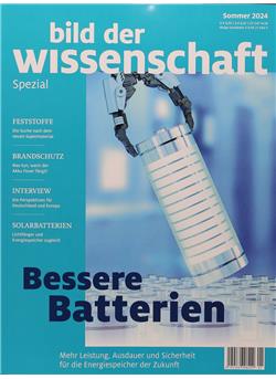 Bild der Wissenschaft Spezial Batterien Sonderheft Cover