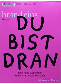 Brand eins Cover