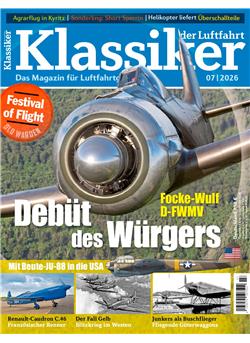 Klassiker der Luftfahrt E-Paper Cover