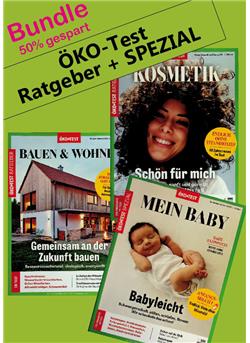Bundle ÖKO-Test Ratgeber + Spezial 50% Sonderheft Cover