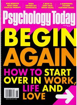 Psychology Today Cover