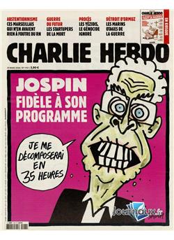Charlie Hebdo Frankreich Cover