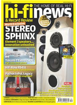 Hifi News (UK) Cover
