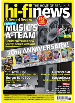 Hifi News (UK) Cover