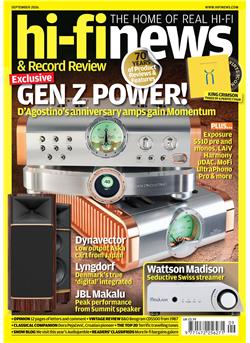 Hifi News (UK) Cover