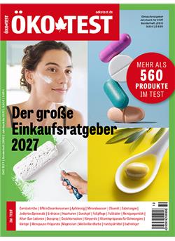 Öko-Test Jahrbuch Einkaufsberater 2027 Sonderheft Cover