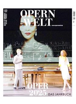 Opernwelt Jahrbuch 2025 Sonderheft Cover