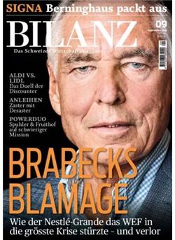 BILANZ CH Cover