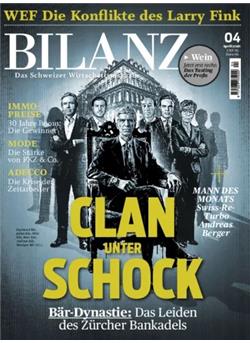 BILANZ CH only Print Cover