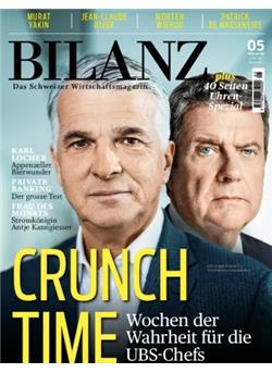 BILANZ CH only Print Cover