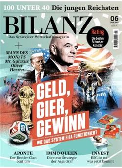 BILANZ CH only Print Cover