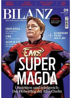 BILANZ CH only Print Cover