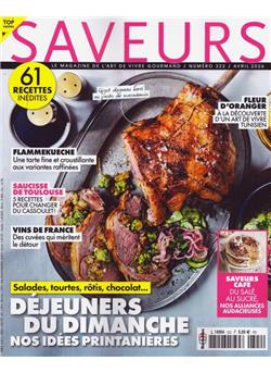 Saveurs Cover