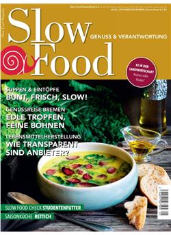 Slow Food Magazin Cover