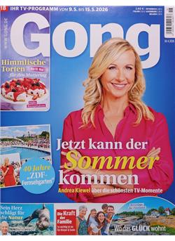 Gong mit Digital Extra Cover