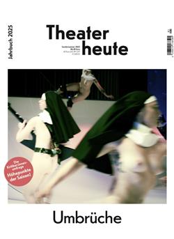 Theater heute Jahrbuch 2025 Umbrüche Sonderheft Cover