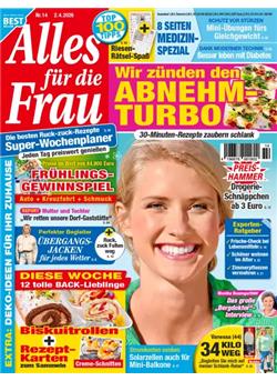 Alles für die Frau Cover