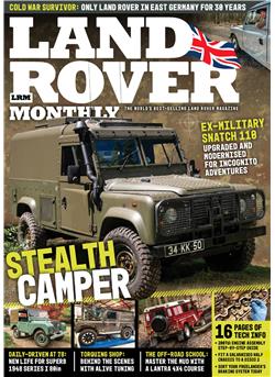 Land Rover Monthly Cover