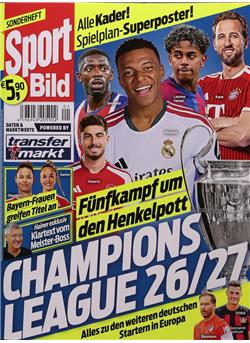 Sport Bild Champions League 26/27 Sonderheft Cover