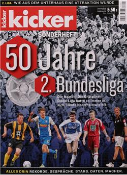 Kicker Extra 50 Jahre 2. Bundesliga Sonderheft Cover