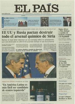 El Pais Sonntag Cover