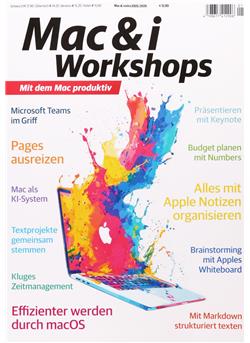 Mac & i Workshops Extra 2025/ 2026 Sonderheft Cover