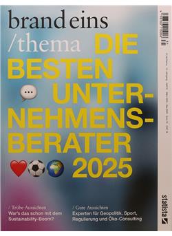 Brand eins Thema Cover
