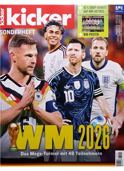 Kicker Sonderheft WM 2026 Sonderheft Cover
