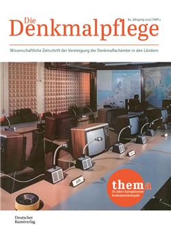 Die Denkmalpflege Cover