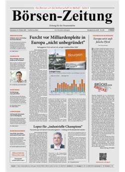Börsen-Zeitung Cover