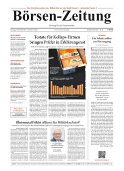 Börsen-Zeitung Cover