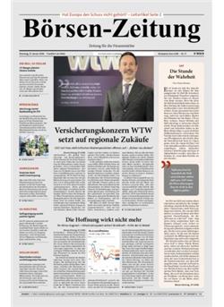 Börsen-Zeitung Cover