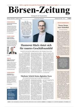 Börsen-Zeitung Cover
