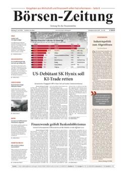Börsen-Zeitung Cover