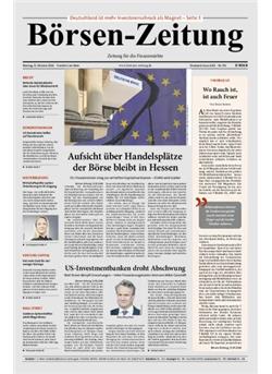 Börsen-Zeitung Cover