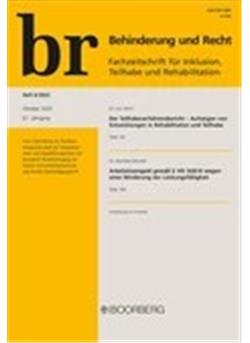 Behinderung und Recht BR Cover