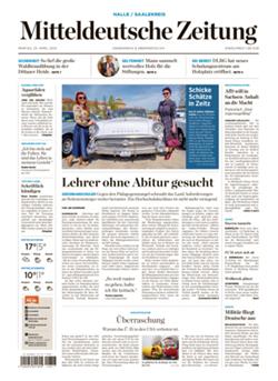 Mitteldeutsche Zeitung E-Paper Cover