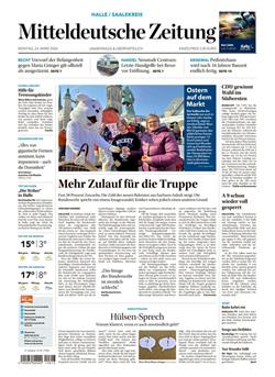 Mitteldeutsche Zeitung E-Paper Cover
