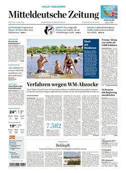 Mitteldeutsche Zeitung Cover