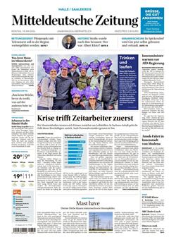 Mitteldeutsche Zeitung Cover