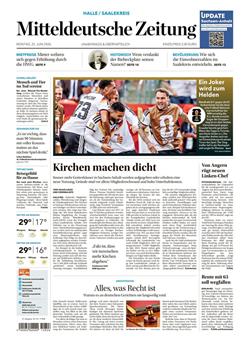Mitteldeutsche Zeitung E-Paper Cover